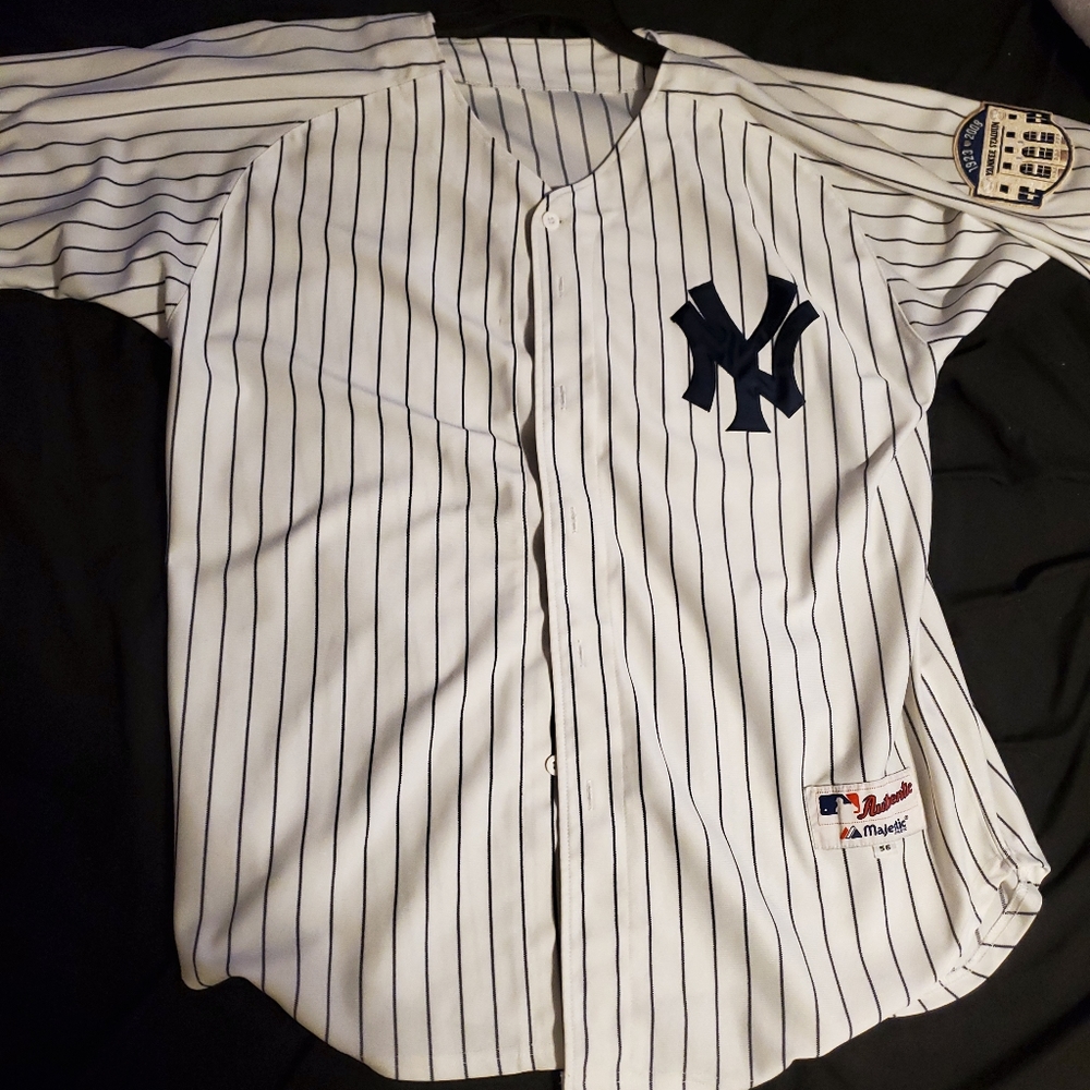 Joba Chamberlain. NY yankees Majestic Authentic 56